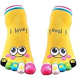 Toe Separated Socks Cotton Full Finger Toe Socks for Women And Kids Crazy socks