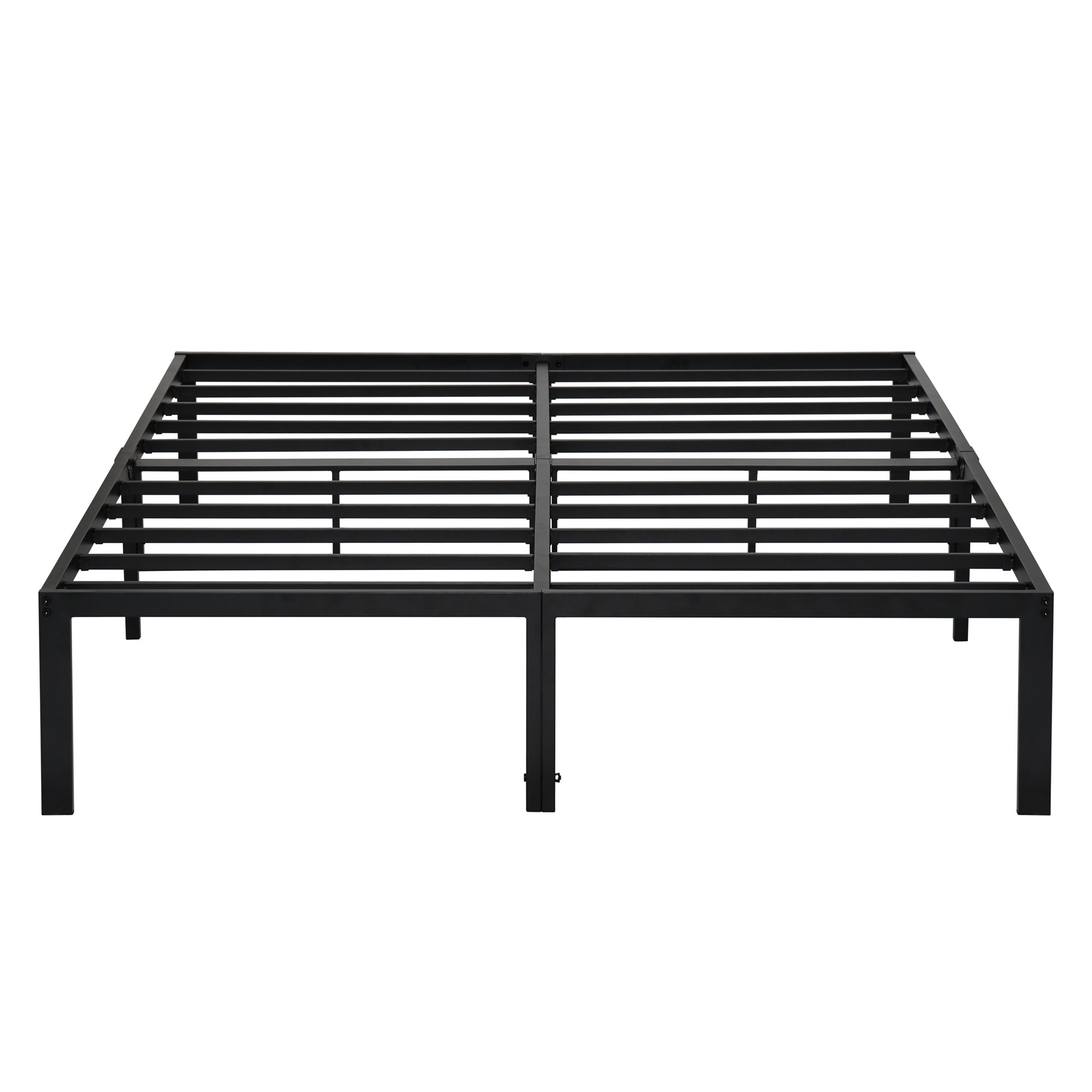 Olee Sleep 14 inch Tall T-2000 Steel Slat/Non-Slip Support Bed Frame 14BF08Q