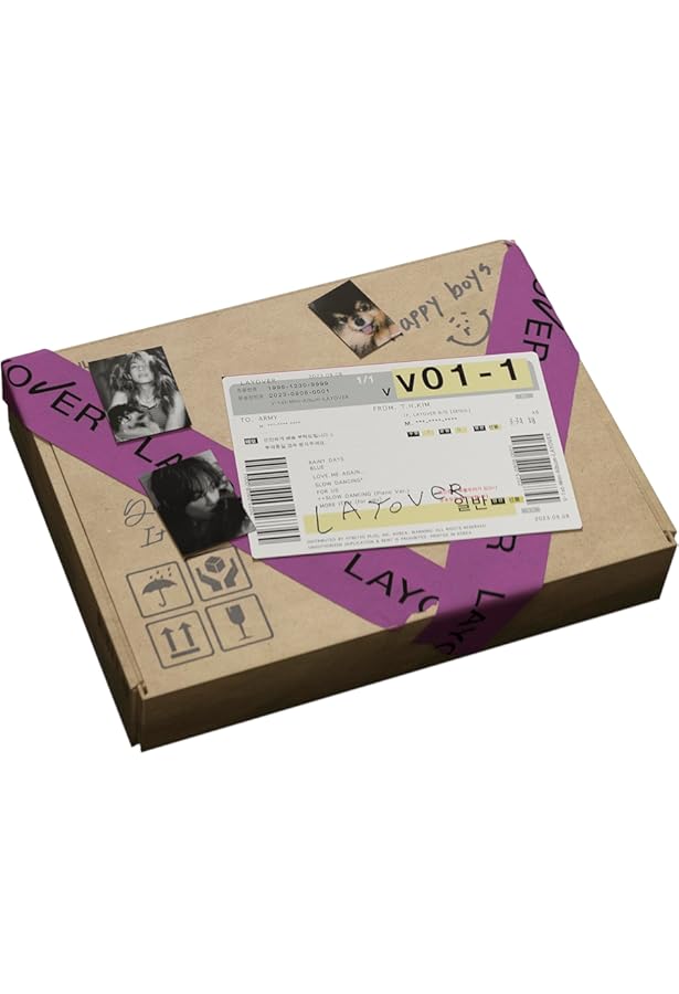 Amazon.com: BTS V LAYOVER Album (LP Ver. + Gift Card) K-POP SEALED