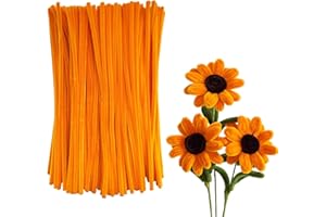 WNYBRIO 200pcs Gold Pipe Cleaners Bulk Chenille Stems Thick pipecleaners Craft Supplies for DIY Flower Art Craft Creative Projects