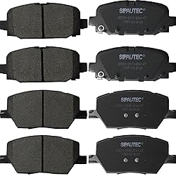 SIPAUTEC-Front Rear Ceramic Brake Pads Replacement