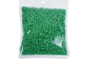 Tcthbc Fuse Beads 2000 Pieces 5mm Green Melty Iron Beads Compatible with Perler and Hama