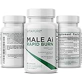 Male Ai Rapid Fat Burner for Men | Supports GLP-1 Pathway Function for Weight Loss | Appetite Suppressant, Energy Booster, Unisex Diet Pills | 3rd Party Tested Formula - 60 Capsules