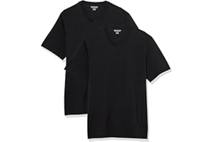 Amazon Essentials Men's Short-Sleeve V-Neck T-Shirts, Pack of 2