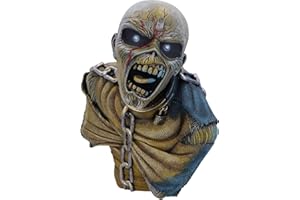 Nemesis Now Iron Maiden Piece of Mind Bust Box (Small) 12cm, Resin, Officially Licensed Iron Maiden Merchandise, Piece of Mind Eddie Bust Box, Bust and Storage Box, Cast in Resin, Hand-Painted