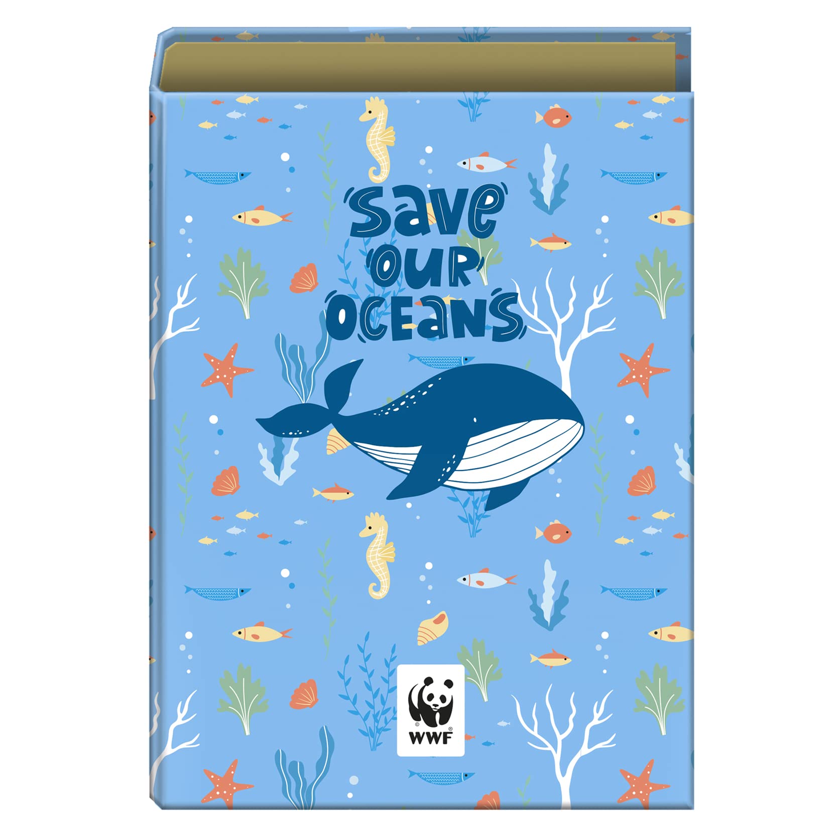 Dohe - A4-size folder - 4 rings 40 mm - WWF - FSC Mix AEN-COC-000243 - Save Our Oceans
