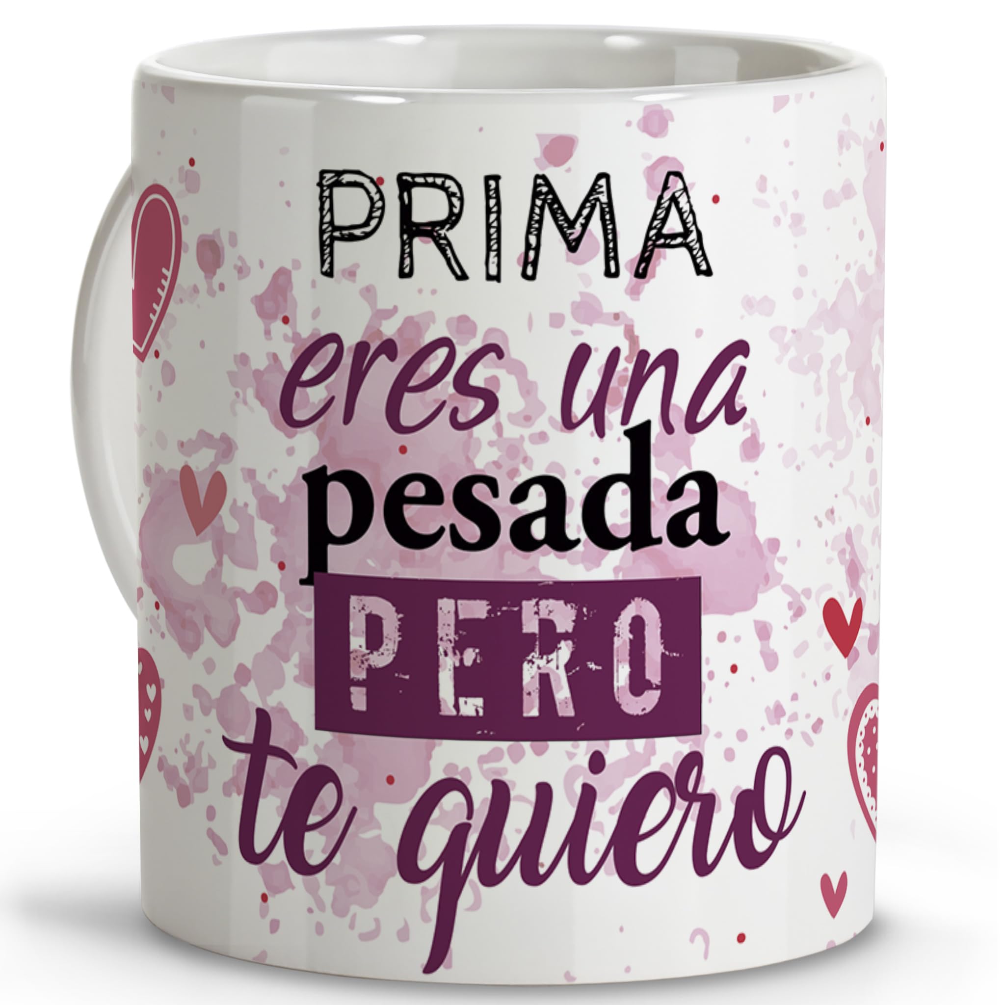 LolaPix Tea Cup Novelty Mug Gift for Cousins Ceramic Mug 11oz