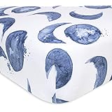 Burt's Bees Baby - Fitted Crib Sheet, Boys & Unisex 100% Organic Cotton Crib Sheet for Standard Crib and Toddler Mattresses (