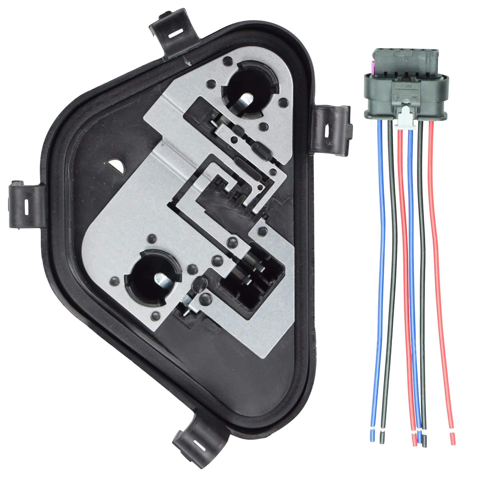 Photo 1 of Right Passenger Side Outer Tail Light Lamp Bulb Carrier Socket Holder with Wiring Plug Harness Fit for BMW 3 Series 63217313044
