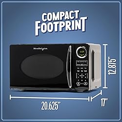 Nostalgia Modern Retro Countertop Microwave Oven