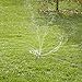 Gilmour Heavy Duty 692 Sq Ft Spinning Sprinkler with Wheeled Base, Metal Whirling Sprinkler Head for 360 Degree Coverage in Flower Beds and Vegetable Gardens