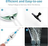 NICREW UFO Aquarium Air Pump 400 L Ultra Silent <37 dB Dual Outlets 2.5W view 6