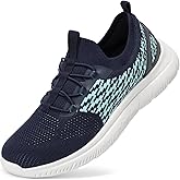 STQ Women Walking Shoes with Arch Support Comfort Lightweight Slip on Sneakers