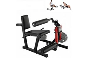 4 in 1 Leg Extension and Curl Machine, 700LBS Weight Capacity Heavy Duty Leg Developer for Home Gym, Adjustable Leg Workout S
