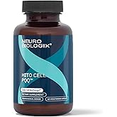 Neurobiologix Mito Cell PQQ Energy & Focus Supplement with CoQ10, Vitamin C, NADH, Acetyl L Carnitine & Antioxidants for Cellular Health & Mitochondrial Support, Promotes Overall Wellness, 90 Capsules