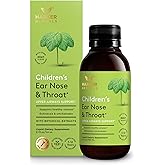 Harker Herbals Children's Ear Nose & Throat Syrup, Herbal Formula for Sinuses & Seasonal Wellness Includes Echinacea, Pelargonium & Elderflower, Plant-Based - 5.1 Fl oz (30 Servings)