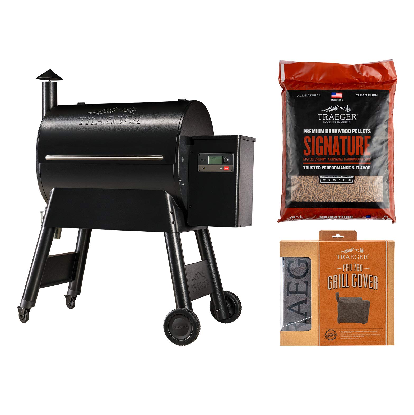 Traeger Grills Pro Series 780 Wood Pellet Grill and Smoker Bundle