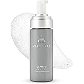 COSMEDIX Clarify Salicylic Acid Foaming Face Wash – Gentle Exfoliating Cleanser for Sensitive & Blemish-Prone Skin – Aloe Vera Formula for Glowing, Balanced Skin – 145 ml / 5 fl oz