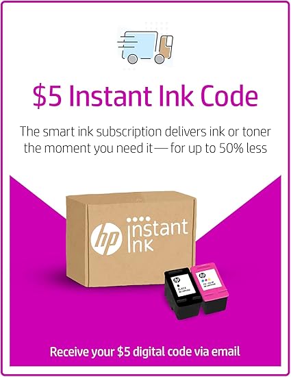 hp instant ink enrollment code