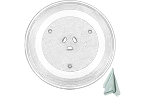 11.25" Microwave Glass Turntable Plate Fit for Samsung GE, 11 1/4" Microwave Glass Turntable Tray Replace WB49X10097 WB39X0078 WB49X10034 EAP651544 PS651544, 365 DAYS WARRANTY by Beaquicy