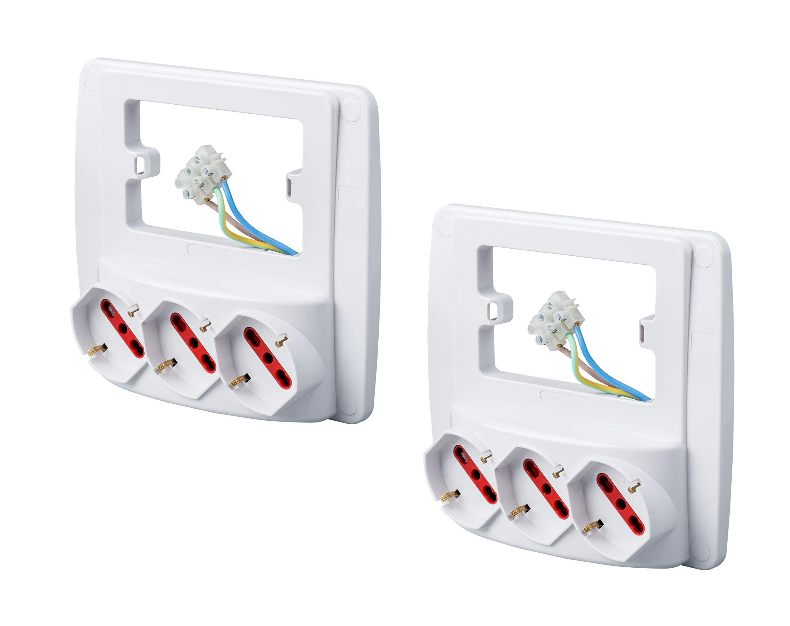 ROSI Emilia SMAR Wall Socket with Hole Plugs and Double-Sided