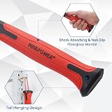 MAXPOWER 8Oz Claw Hammer Framing Rip Steel Head Fiberglass Rubber Grip Tool view 8