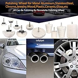 Tworider 11 pcs Buffing Wheel for Drill, Buffing