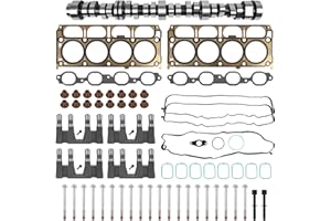 WANGSHENG NON AFM/DOD Disable Kit w/Camshaft, LS7 Lifter, Head Gasket Set & Bolts Fit for 2014-2021 Chevrolet Silverado, GMC Sierra, Gen V L83 5.3L Engine HS26744PT