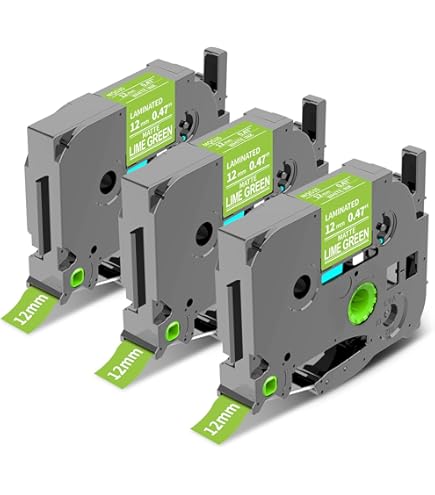 Amazon.com: Colorty Replace for Brother P-Touch Label Tape Yellow