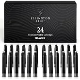Ellington Fountain Pen Ink Cartridge Refill Pack of 24