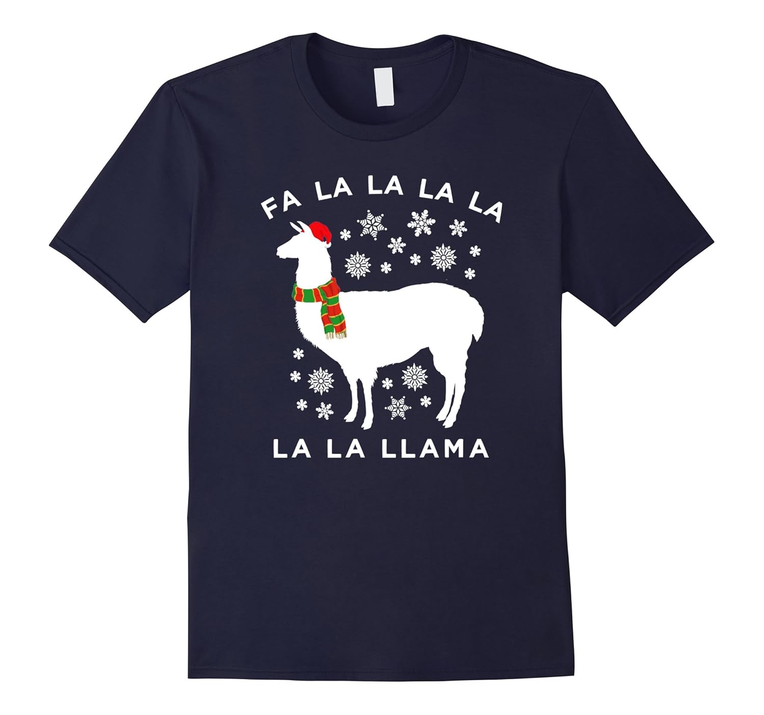 Christmas Llama T-Shirt, Funny Xmas Llama Tee-ANZ