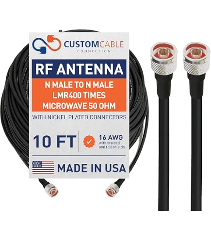 Amazon.com: Custom Cable Connection 1 Foot UHF PL259 Male to UHF