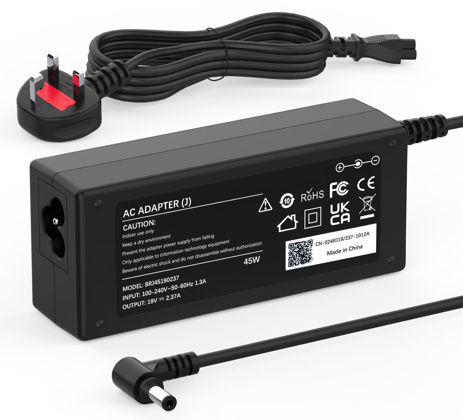 45W Laptop Charger Compatible with Asus X401 X550L X551C X551M X705M X552L X555L X751L X751N F551C F551M F554L F555L F751L F751M R556U R556L R510L R751L AD883020 EXA1208EH Power Adapter 5.5 * 2.5mm