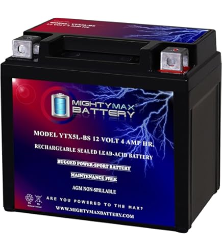 Amazon.com: Mighty Max Battery YTX5L-BS Battery Replacement for