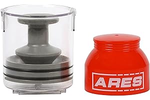 ARES 54035 – Deluxe Bearing Packer – Quickly and Easily Flushes Old Grease and Repacks Wheel Bearing – Fill with Grease Gun or by Hand – Durable Polycarbonate Construction