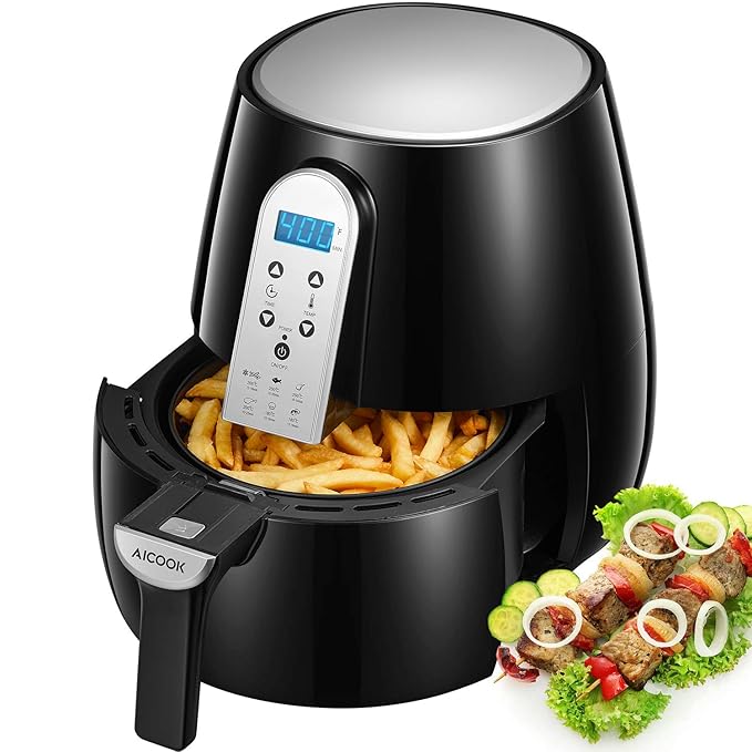 Buy Air Fryer, Aicook Programmable Airfryer for Healthier Crisp Foods