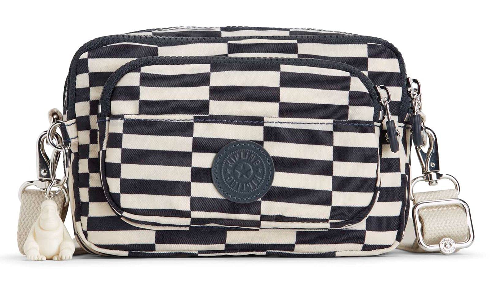 Kipling Multiple Sport shoulder bag Pack, 25 cm, Multicolored (Striped Print)