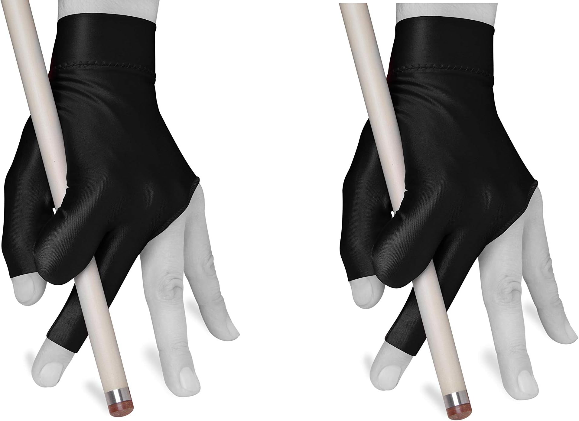 Quality gloves Billiard Open Fingers - Fits Either Hand - One Size fits All