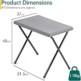 Trail Outdoor Small Folding Camping Table Lightweight Non-Slip Surface view 7