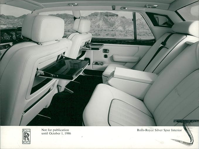 Amazon Com Vintage Photo Of Rolls Royce Silver Spur Interior