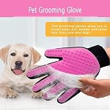 BYETOO Pet Grooming Glove Deshedding Massage Mitt for Dogs Cats 2 Pack view 3