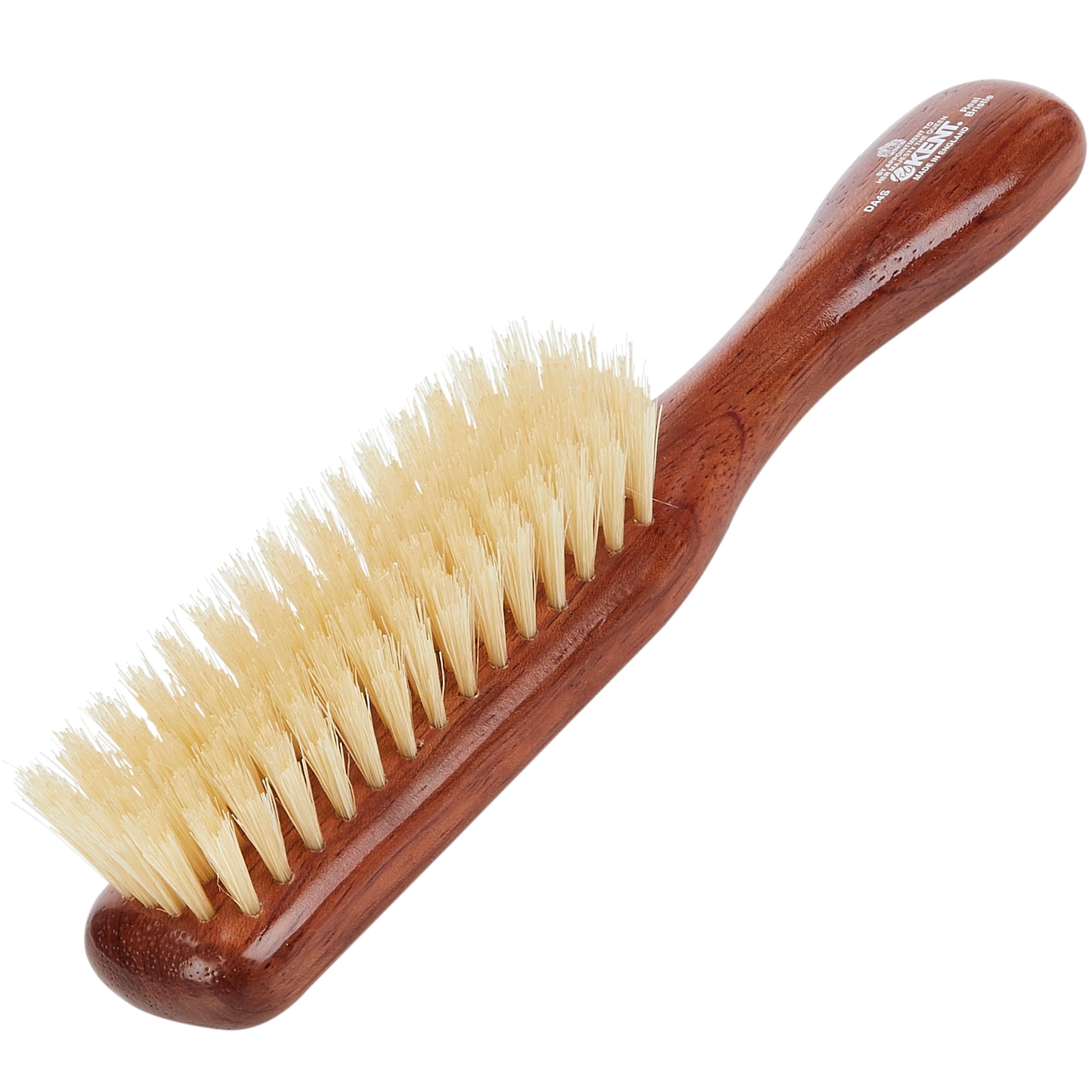 Kent DA4S Danta Wood Soft White Bristle Brush For Ladies, Narrow1 Units