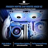 Thermalright Frozen Notte 240 White ARGB V2 CPU Cooler 240mm AM4 AM5 LGA 1700 view 2