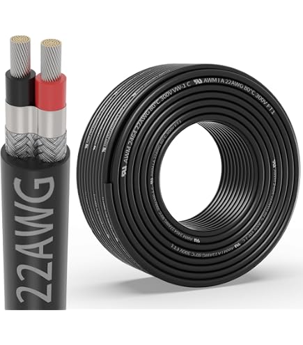 18/4 AWG Geschirmtes Kabel – 50 Fuß (ca. 15 M) – Für CNC, 3D-Drucker, Schrittmotoren & Mehr