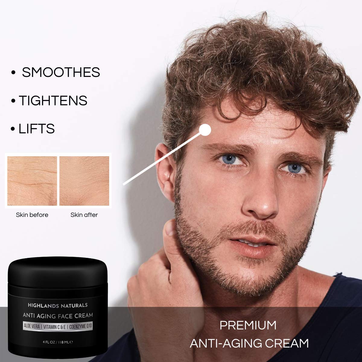 mens forehead wrinkle cream