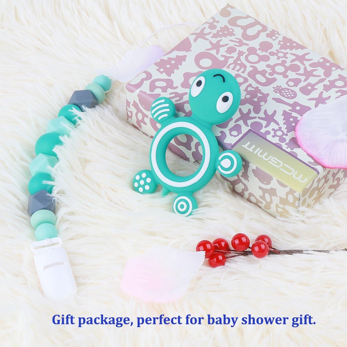 Mcgmitt Attache Sucette Bebe Fille Avec Des Jouets De Dentition Pour Bebe Silicone Attache Tetine Clip Avec Anneau De Dentition Bebe Puericulture Anneaux De Dentition Dwteam In
