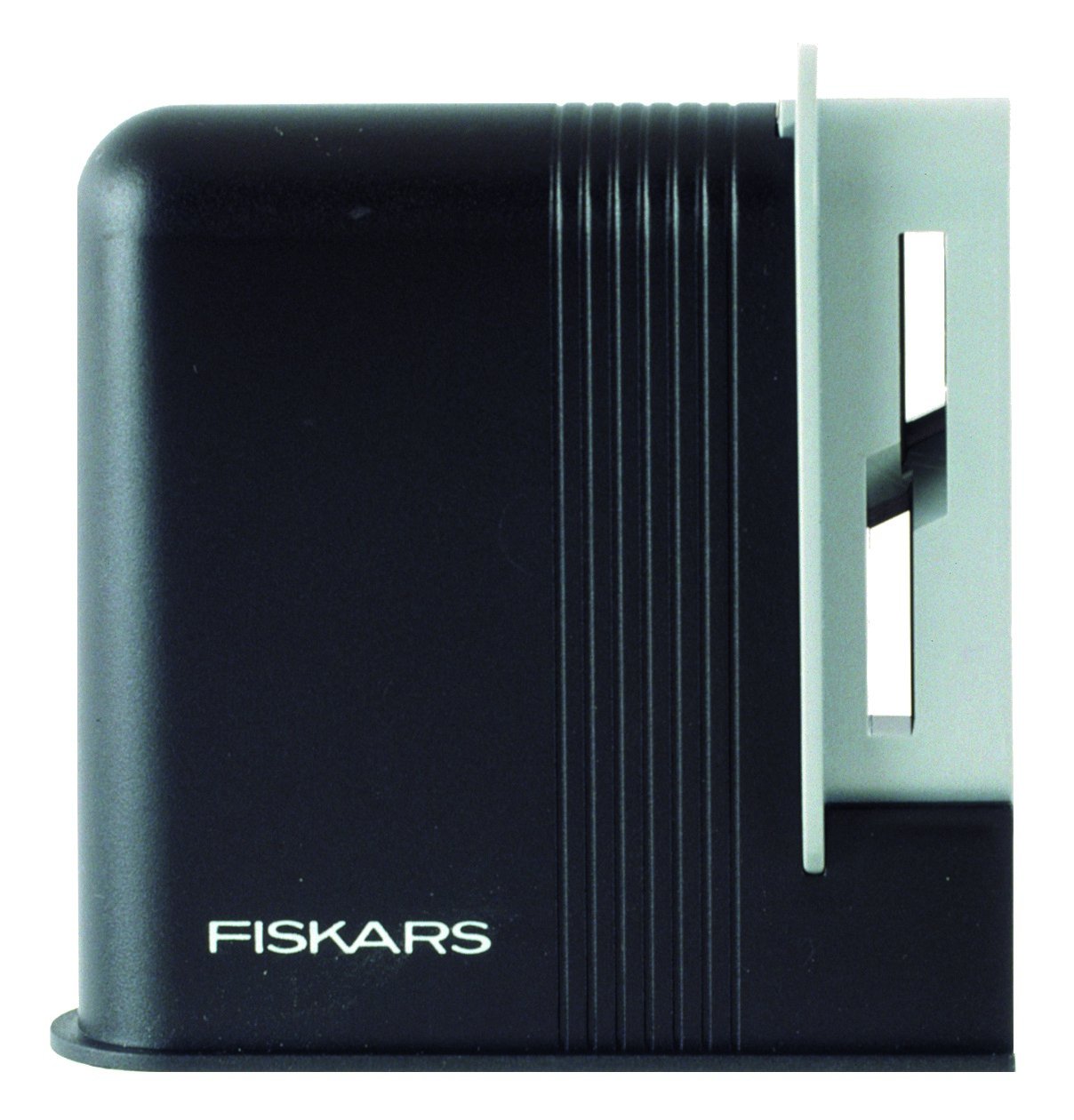 Fiskars Scissor Sharpener, For Right-handed people, Ceramic grinding heads / Plastic casing, Black/Grey, 1005137