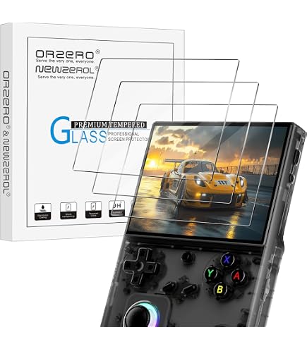 Pack De 2 Protectores De Pantalla De Vidrio Templado Para Consola Anbernic RG477V, Antiarañazos, Ultra Claro, Sin Burbujas, De Alta Transparencia