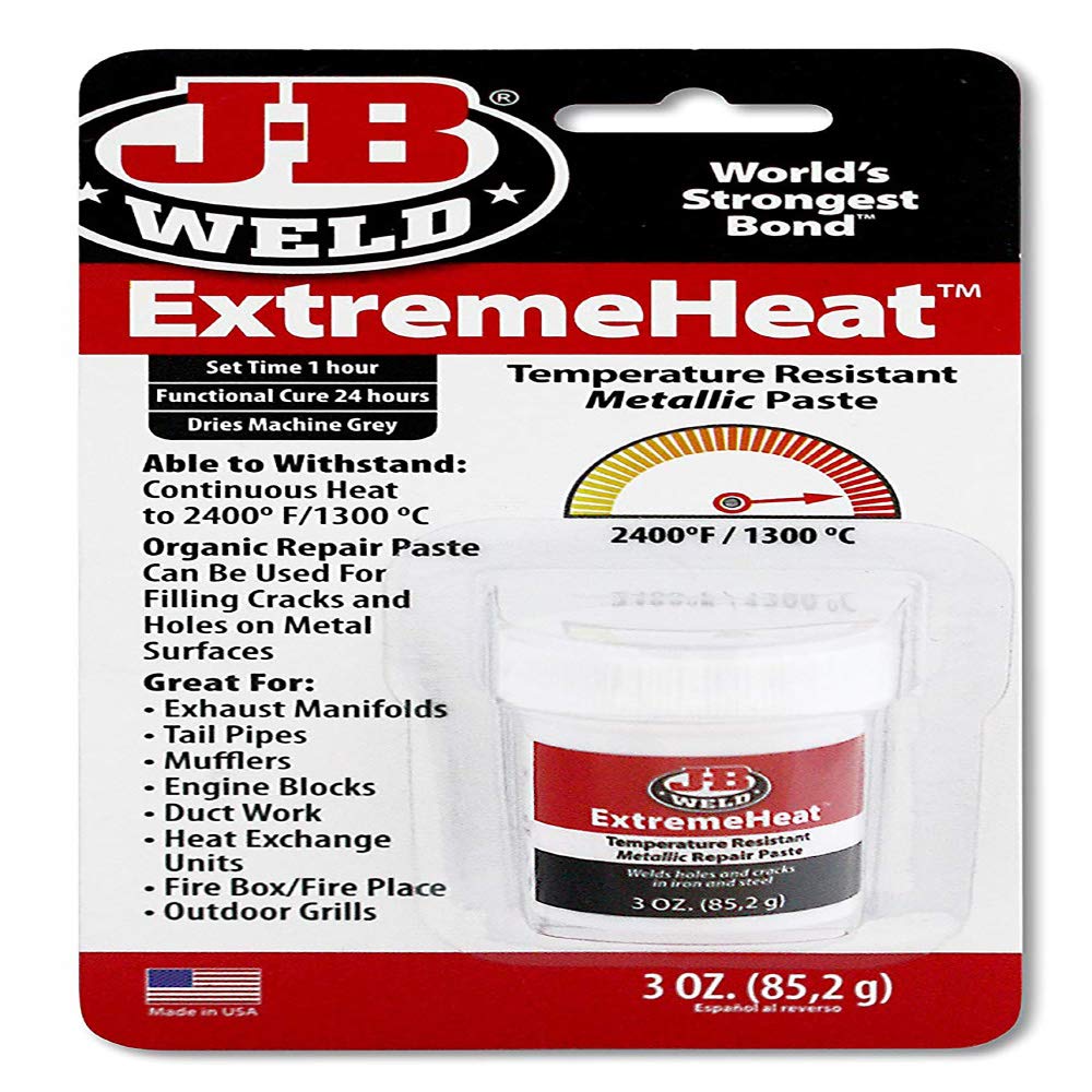 LLL JB WELD EXTREME HEAT 1300°C HIGH HEAT PASTE EXHAUST MANIFOLDS STEEL METAL #37901