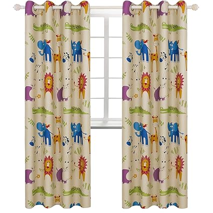 Castle Blockout Eyelet Curtains Darkening Navy Blue Blackout Kids